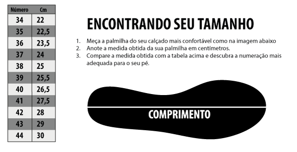Tabela de Medidas